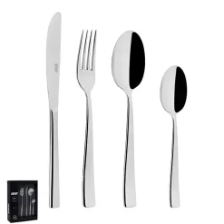 Abert Azzurra Servizio Posate In acciaio Inox 18/C Set 24 Pz