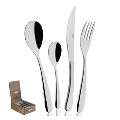 Abert Clever Servizio Posate In Acciaio Inox - Set 24 Pz