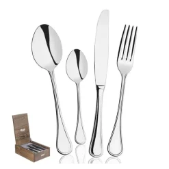 Abert Imperial Servizio Posate In Acciaio Inox - Set 24 Pz