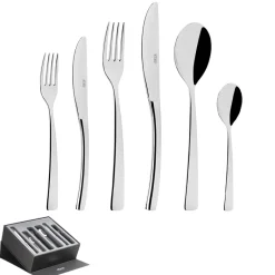Abert Mirage Servizio Posate In Acciaio Inox Set 75 Pz