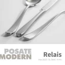 Abert Relais Cucchiaino Moka In Acciaio Inox - Set 12 Pz