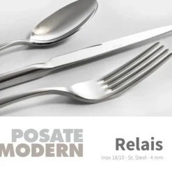 Abert Relais Cucchiaino Moka In Acciaio Inox - Set 12 Pz