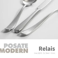 Abert Relais Servizio Posate In Acciaio Inox - Set 24 Pz