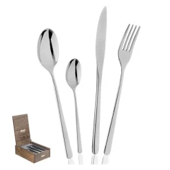 Abert Stilo Servizio Posate In Acciaio Inox - Set 24 Pz