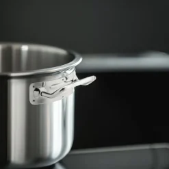 Agnelli Acciaio Inox Pentola Alta Induzione Con Due Maniglie