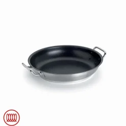 Agnelli Acciaio Inox Platinum Tegame Basso Induzione Antiaderente Con Due Maniglie