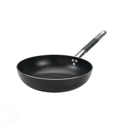 Agnelli Alblack 3 mm Padella Alta Svasata Antiaderente In Alluminio Con Manico Cool Inox