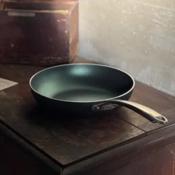 Agnelli AlBlack 1907 Padella Alta Induzione In Alluminio Antiaderente 3mm Con Manico Inox