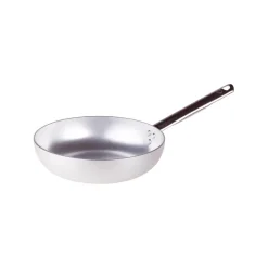 Agnelli Alluminio 3mm Professionale Padella Alta Svasata Con Manico Tubolare Inox