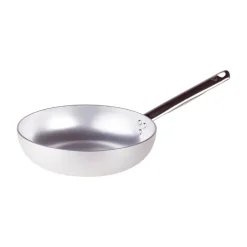 Agnelli Alluminio 3mm Professionale Padella Alta Svasata Con Manico Tubolare Inox