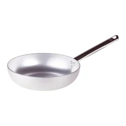 Agnelli Alluminio 3mm Professionale Padella Alta Svasata Con Manico Tubolare Inox