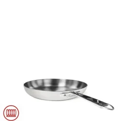 Agnelli Alu-Inox 5-Ply Padella Bassa Con Manico 1907 In Alu-Inox