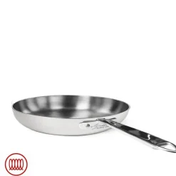 Agnelli Alu-Inox 5-Ply Padella Bassa Con Manico 1907 In Alu-Inox