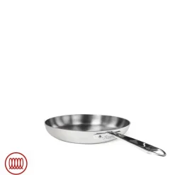 Agnelli Alu-Inox 5-Ply Padella Bassa Con Manico 1907 In Alu-Inox