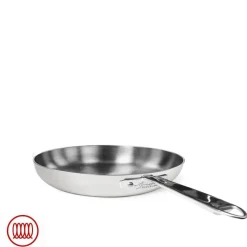 Agnelli Alu-Inox 5-Ply Padella Bassa Con Manico 1907 In Alu-Inox