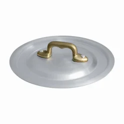 Agnelli 1932 Coperchio In Alluminio Con Manico In Ottone
