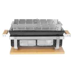 Agnelli Hibachi BBPro Barbecue da Tavolo Compatto Rettangolare