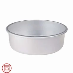 Agnelli Pasticceria & Pizza Tortiera Conica Alta 8 cm Con Orlo In Alluminio