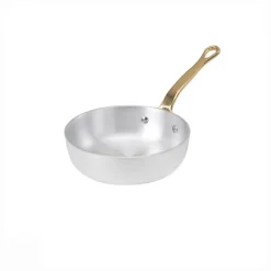Agnelli 1932 Servizio In Tavola Padellino Monoporzione In Alluminio Con Manico In Ottone