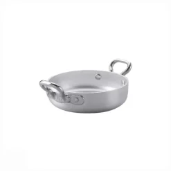 Agnelli 1932 Servizio In Tavola Tegamino Monoporzione In Alluminio Con Manici 1907 In Acciaio Inox