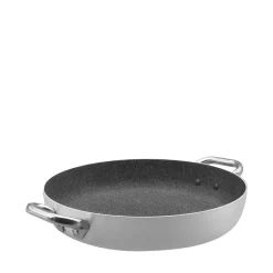 Agnelli SharkSkin Tegame Basso In Alluminio Antiaderente Con 2 Maniglie Acciaio Inox