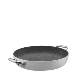 Agnelli SharkSkin Tegame Basso In Alluminio Antiaderente Con 2 Maniglie Acciaio Inox