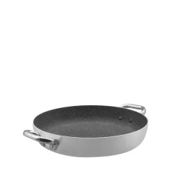 Agnelli SharkSkin Tegame Basso In Alluminio Antiaderente Con 2 Maniglie Acciaio Inox