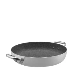 Agnelli SharkSkin Tegame Basso In Alluminio Antiaderente Con 2 Maniglie Acciaio Inox