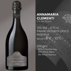 Annamaria Clementi Franciacorta DOCG Reserve 2015 Ca' del Bosco