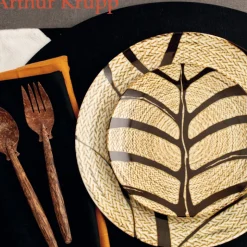 Arthur Krupp Tribal Mood Servizio Piatti In Porcellana - Set 12 Pz