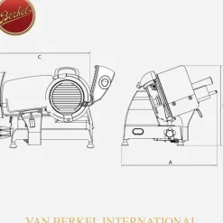 Berkel Red Line 250 MF Affettatrice Elettrica In Alluminio