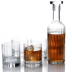 Bormioli Luigi Bach Set Whisky in Vetro - Set 5 Pezzi