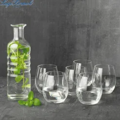 Bormioli Luigi Hydrosommelier Set Bicchieri Acqua in Vetro - Set 7 Pezzi