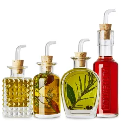 Bormioli Luigi Mixology Glass Condiment Set - Set of 4