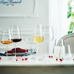 Bormioli Luigi Talismano Set Calici Vino Rosso e Vino Bianco in Vetro - Set 8 Pezzi