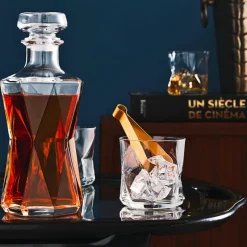 Bormioli Rocco Cassiopea Set Whisky in Vetro - Set 7 Pezzi