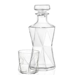 Bormioli Rocco Cassiopea Set Whisky in Vetro - Set 7 Pezzi