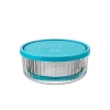 Bormioli Rocco Frigoverre Brillante Set Contenitore Per Alimenti Rotondo In Vetro - Set 2 Pz