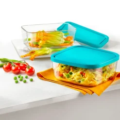 Bormioli Rocco Frigoverre Classic Contenitore Per Alimenti - Set 5 Pz