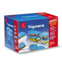 Bormioli Rocco Frigoverre Classic Contenitore Per Alimenti - Set 5 Pz