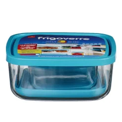 Bormioli Rocco Frigoverre Classic Contenitore Per Alimenti Quadrato - Set 3 Pz