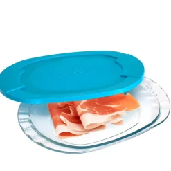 Bormioli Rocco Frigoverre Classic Contenitore Per Alimenti Piatto Ovale In Vetro