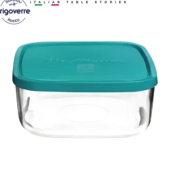 Bormioli Rocco Frigoverre Classic Contenitore Per Alimenti Rettangolare - Set 4 Pz