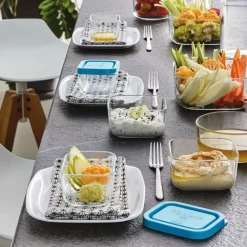 Bormioli Rocco Frigoverre Classic Contenitore Per Alimenti - Set 3 Pz