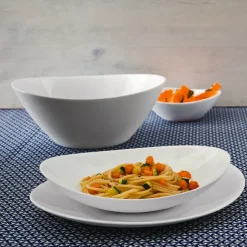 Bormioli Rocco Prometeo Servizio Piatti In Vetro Opale - Set 19 Pz