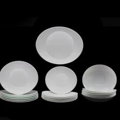Bormioli Rocco Prometeo Servizio Piatti In Vetro Opale - Set 19 Pz