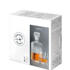 Bormioli Rocco Selecta Set Whisky in Vetro - Set 7 Pezzi