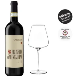Carpineto Brunello Di Montalcino DOCG 2019 Carpineto - Set of 2 Italesse T-Made Glasses 70 cl