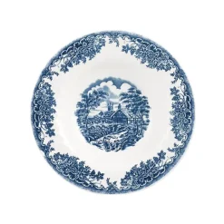 Churchill James Sadler & Sons Brookblue Servizio Piatti In Terracotta - Set 18 Pz