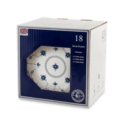 Churchill James Sadler & Sons Finlandia Servizio Piatti In Terracotta - Set 18 Pz